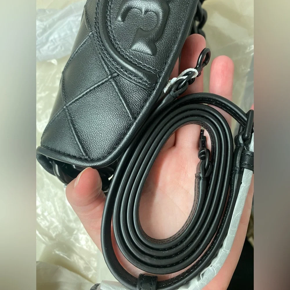 NWT Tory Burch Fleming Mini Crescent Shoulder Bag - Picture 10 of 12